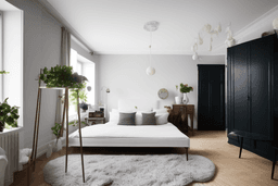 Zimmer im skandinavischen Stil